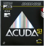 Donic Acuda S1 Turbo - Latest Glue effect rubber! Huge spin!