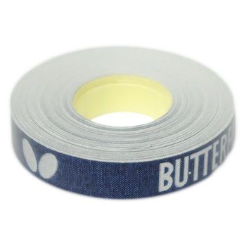 Butterfly side tape/ edge tape (12mmx10m) Blue/silver writing - Click Image to Close
