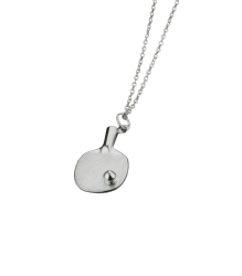 Necklace Large Bat Silver colour - Click Image to Close