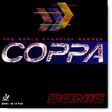 Donic Coppa - used by several former champions - Click Image to Close