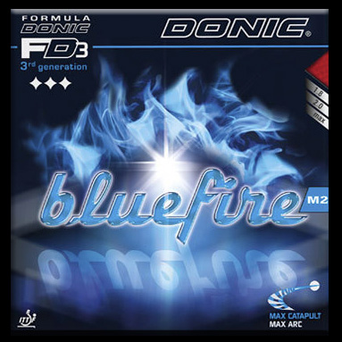 Donic Bluefire M2 - High speed, Extreme spin (Blk/Red/Blue) - Click Image to Close
