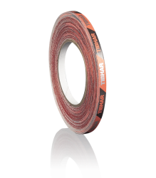 Tibhar edge tape (9mmx5m) red/Black - Click Image to Close