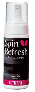 Butterfly Spin Refresh rubber cleaner 150ml