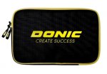 DONIC double bat cover Duplex (Black/Yellow)