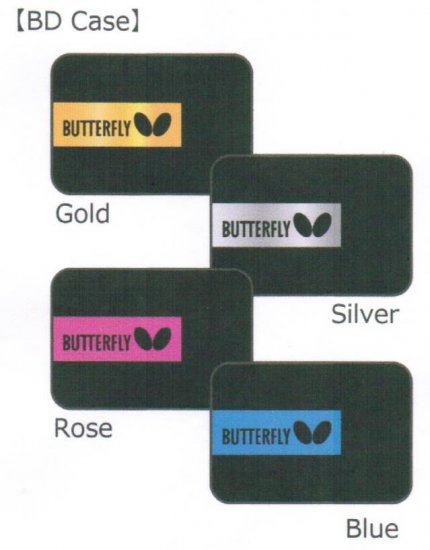 Butterfly BD Rectangle Case with plastic insert - Click Image to Close