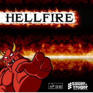 Hellfire - high disruption and high control long pimple