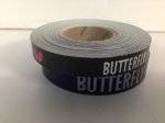 Butterfly side tape/ edge tape (9mmx10m) Black/White writing
