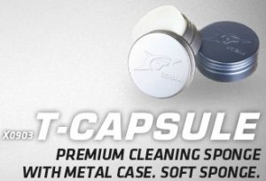 XIOM T-Capsule - premium cleaning sponge + metal case