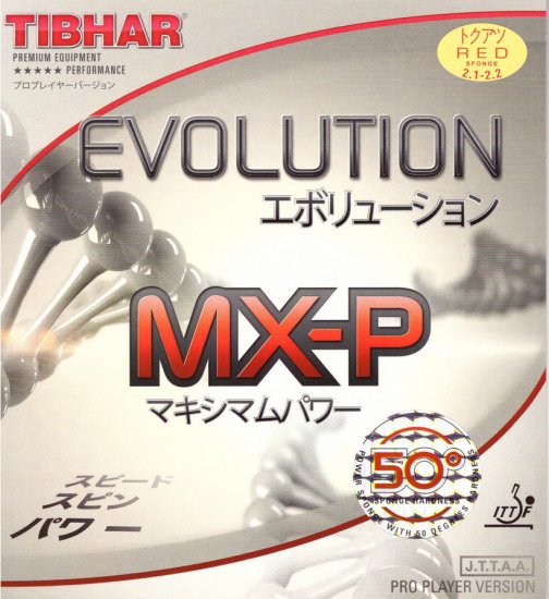 Tibhar Evolution MX-P 50 - even more powerful! - Click Image to Close
