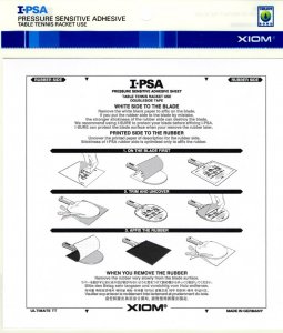 XIOM I PSA - premium glue sheet (made in Germany)