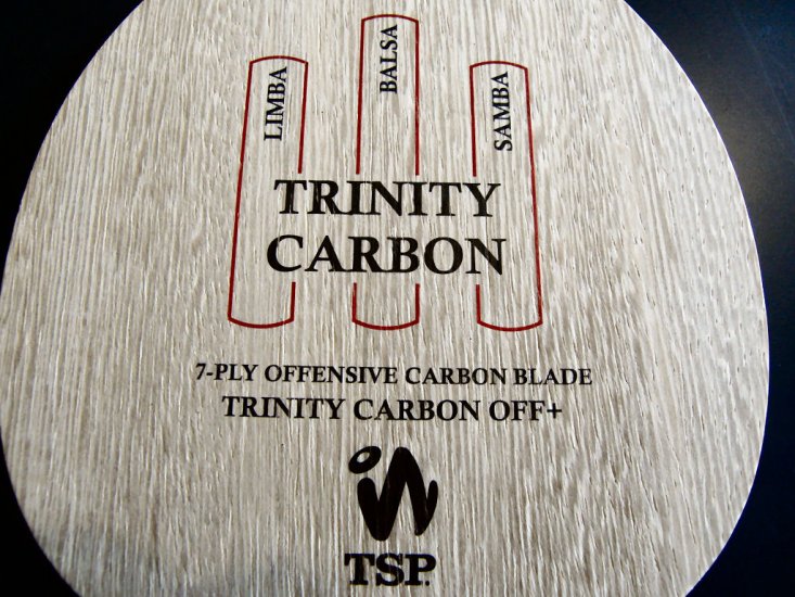 TSP Trinity Carbon - light weight carbon fiber blade - Click Image to Close
