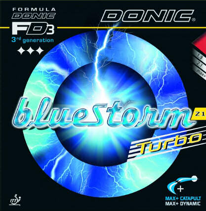 DONIC BlueStorm Z1 - ultra thin topsheet for max power & spin! - Click Image to Close