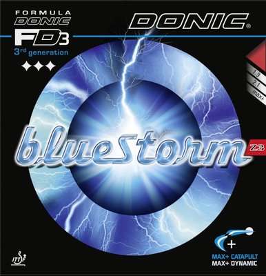 DONIC BlueStorm Z3 - ultra thin topsheet for max power & spin! - Click Image to Close