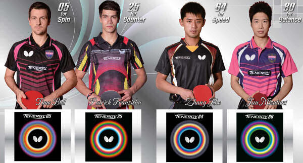 Butterfly players Tenergy choice