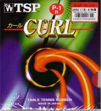 TSP CURL P-1R -highly deceptive long pimple rubber